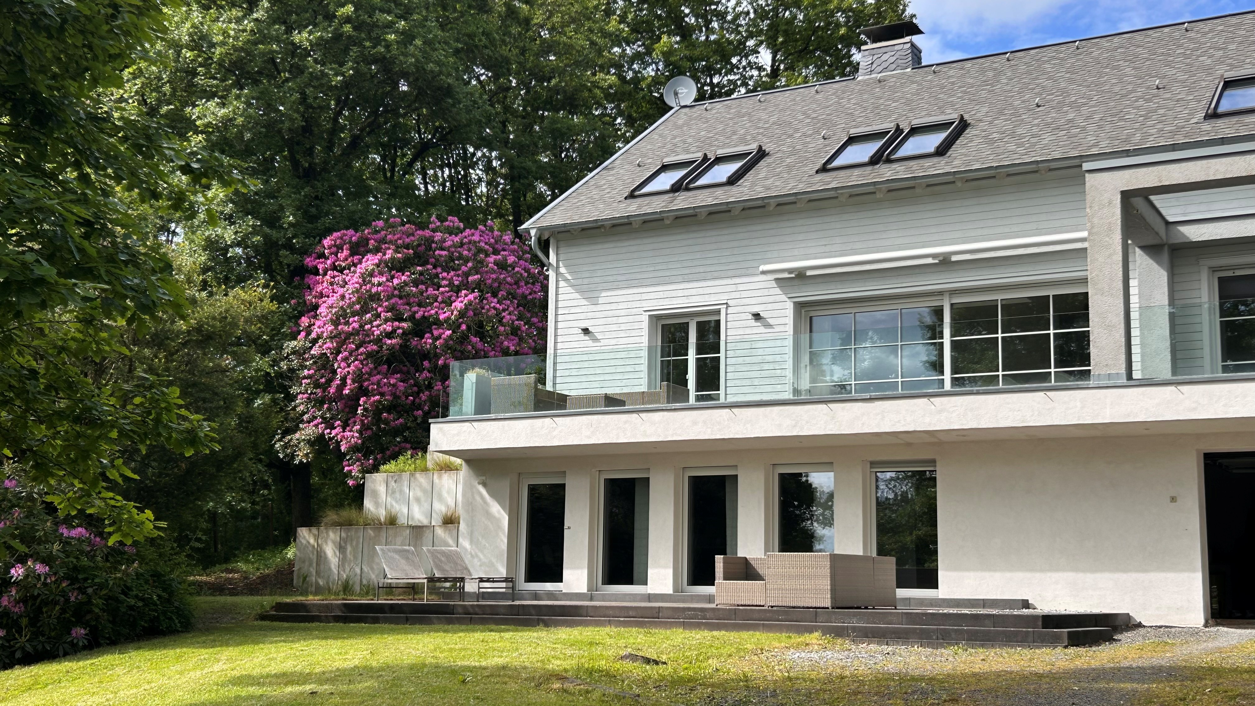 Fernblick vakantieappartement Morsbach buitenaanzicht